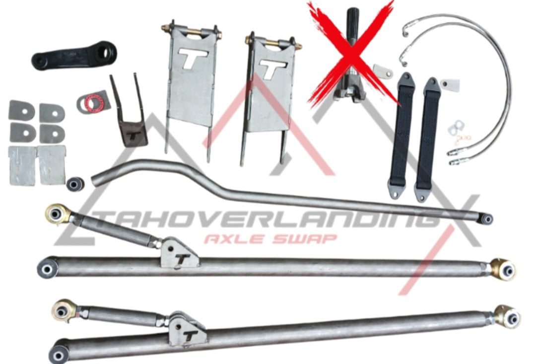 GMT400 6 Lug Extended Parts Bundle - Coilover *Without Slip Yoke Eliminator