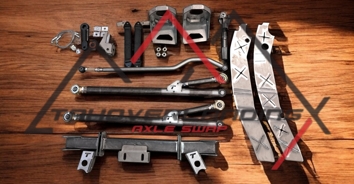 2000-2006 SUV 6 Lug Extended Parts Bundle - Coil Spring w/adjustable track bar